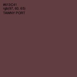 #613C41 - Tawny Port Color Image