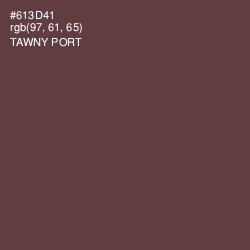 #613D41 - Tawny Port Color Image