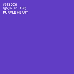 #613DC6 - Purple Heart Color Image