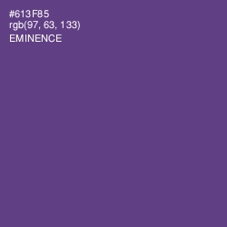 #613F85 - Eminence Color Image