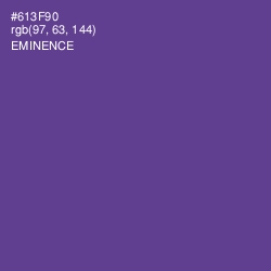 #613F90 - Eminence Color Image