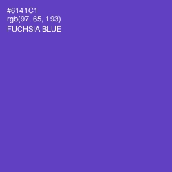 #6141C1 - Fuchsia Blue Color Image