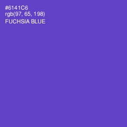 #6141C6 - Fuchsia Blue Color Image