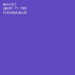 #6147C1 - Fuchsia Blue Color Image