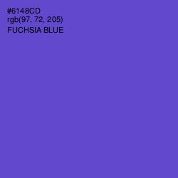 #6148CD - Fuchsia Blue Color Image