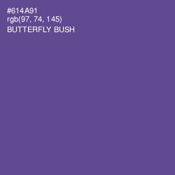 #614A91 - Butterfly Bush Color Image