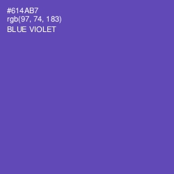 #614AB7 - Blue Violet Color Image