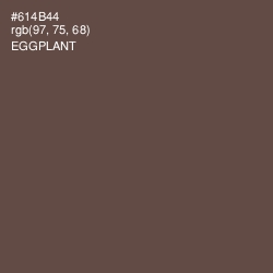 #614B44 - Eggplant Color Image