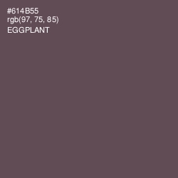 #614B55 - Eggplant Color Image