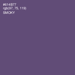 #614B77 - Smoky Color Image