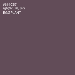 #614C57 - Eggplant Color Image