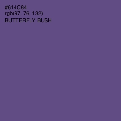 #614C84 - Butterfly Bush Color Image