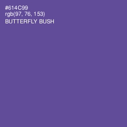 #614C99 - Butterfly Bush Color Image