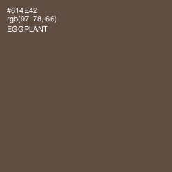 #614E42 - Eggplant Color Image