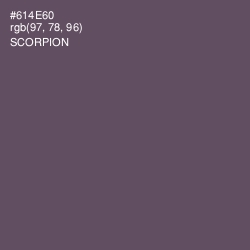 #614E60 - Scorpion Color Image