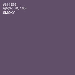 #614E69 - Smoky Color Image