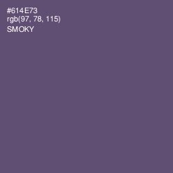 #614E73 - Smoky Color Image