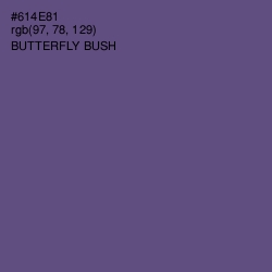 #614E81 - Butterfly Bush Color Image