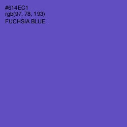 #614EC1 - Fuchsia Blue Color Image