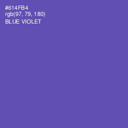 #614FB4 - Blue Violet Color Image