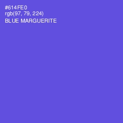 #614FE0 - Blue Marguerite Color Image