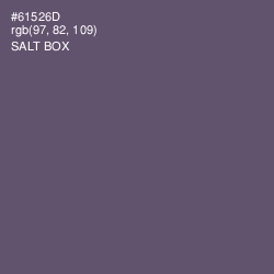 #61526D - Salt Box Color Image