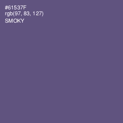 #61537F - Smoky Color Image