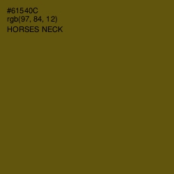 #61540C - Horses Neck Color Image