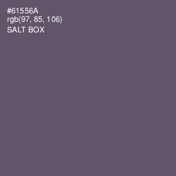 #61556A - Salt Box Color Image