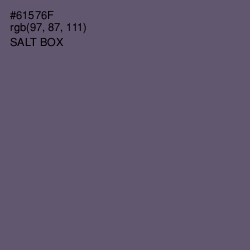 #61576F - Salt Box Color Image