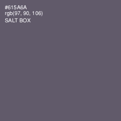 #615A6A - Salt Box Color Image