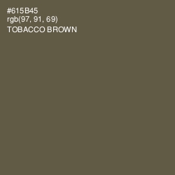 #615B45 - Tobacco Brown Color Image