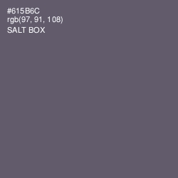 #615B6C - Salt Box Color Image