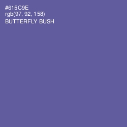 #615C9E - Butterfly Bush Color Image