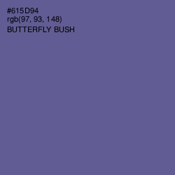 #615D94 - Butterfly Bush Color Image