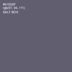 #615E6F - Salt Box Color Image