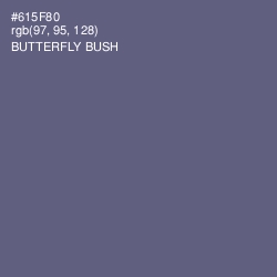 #615F80 - Butterfly Bush Color Image