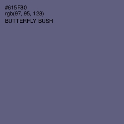 #615F80 - Butterfly Bush Color Image