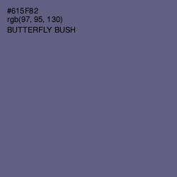 #615F82 - Butterfly Bush Color Image