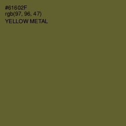 #61602F - Yellow Metal Color Image