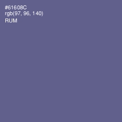 #61608C - Rum Color Image