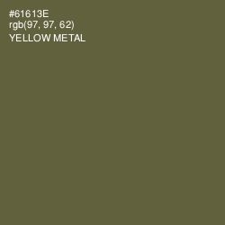#61613E - Yellow Metal Color Image