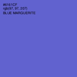 #6161CF - Blue Marguerite Color Image