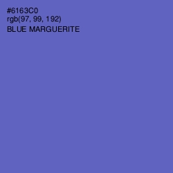 #6163C0 - Blue Marguerite Color Image