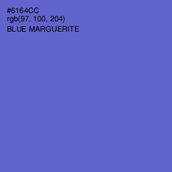 #6164CC - Blue Marguerite Color Image