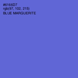 #6166D7 - Blue Marguerite Color Image