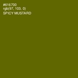 #616700 - Spicy Mustard Color Image