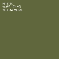 #61673C - Yellow Metal Color Image