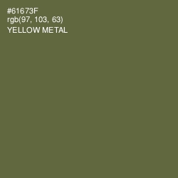 #61673F - Yellow Metal Color Image