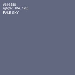 #616880 - Pale Sky Color Image